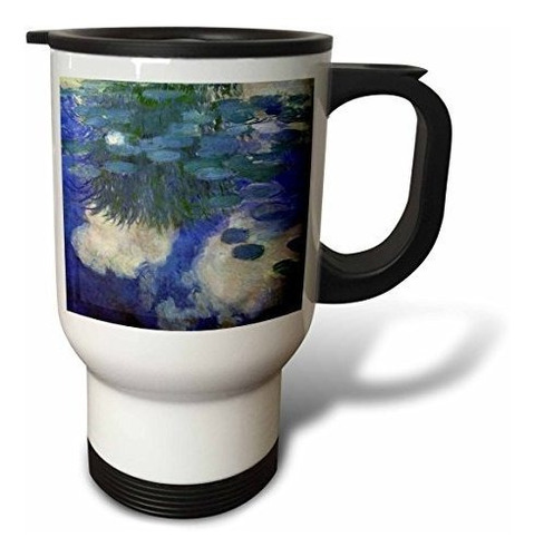 Vaso - 3drose Print Of Monet Painting Water Lilies Taza De V