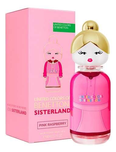 Benetton Sisterland Pink Raspberry Edt 80ml Silk Perfumes