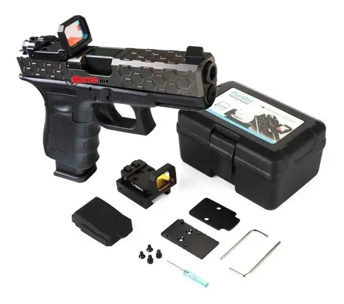 comprar Mira Tactica Reflex Dot Rojo Abatible Glock Mos Y Riel 20mm