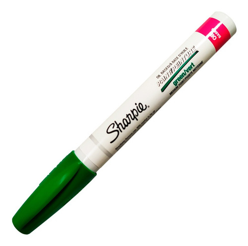 Marcador Permanente Sharpie Paint Verde 3 Mm Bala 36 Piezas