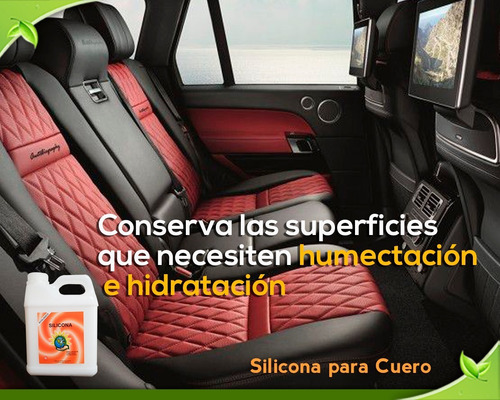 Imagen 6 de 7 de Silicona Para Cuero - Abrillantador, Asiento De Autos,