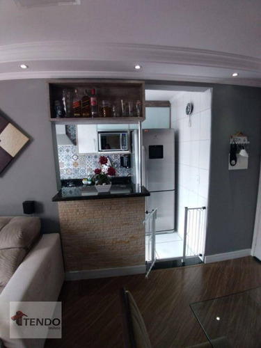 Imagem 8 de 15 de Apartamento Com 2 Dormitórios À Venda, 48 M² Por R$ 225.000,00 - Parque São Vicente - Mauá/sp - Ap2882