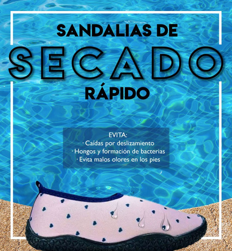 Zapato Acuatico Sandalia De Agua Infantil Alberca Playa Mar