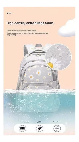 Bonito Kit De Mochila Para Computadora Femenina Con Flores T