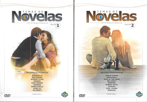 Kit 2 Dvd Temas Novelas Internacional Alphaville Spice Girls