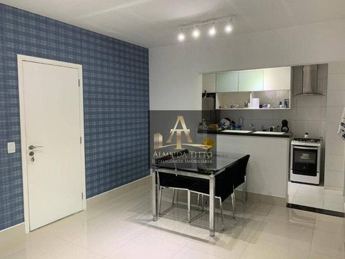 Alphaville Empresarial. Apartamento Mobiliado Com Sala Estendida. E Vista Para O Alpha Plus. - Ap2556