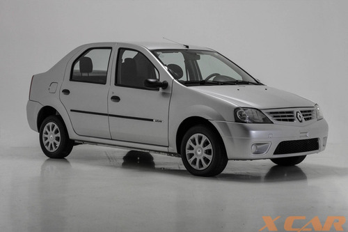 Renault Logan 1.0 Authentique 16v Flex Prata