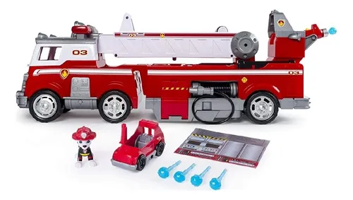 Carro de deals bomberos paw patrol
