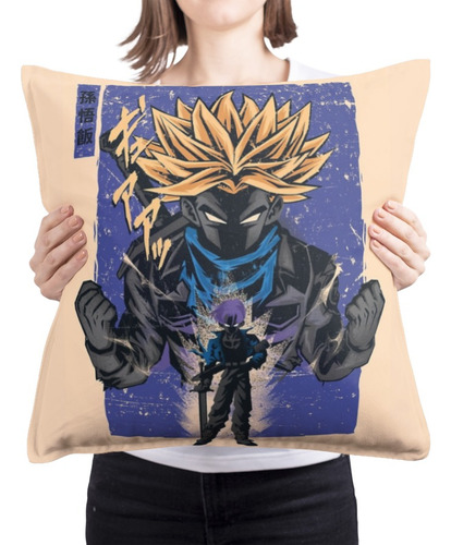 Cojin Almohada Trunks Retro Anime Diseño Unico Hogar 45x45cm