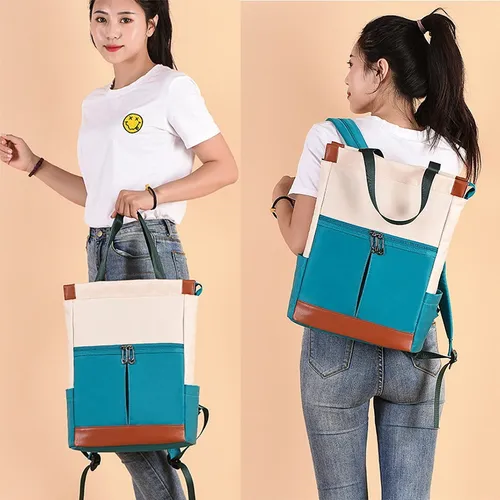 Mochila For Portátil Impermeable De Gran Capacidad For Mujer