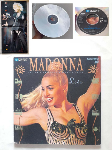 Laser Disc Madonna Blond Ambition World Tour (Usado)