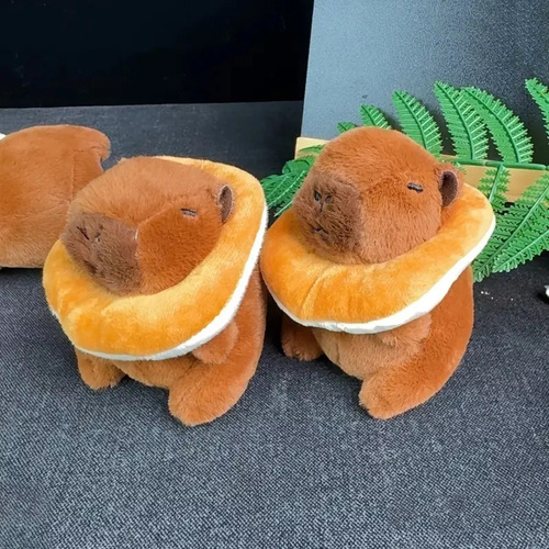 W Llavero De Peluche Con Forma De Capibara, 2 Piezas