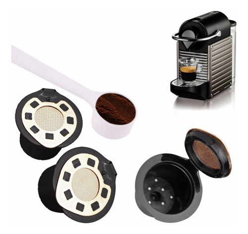 Pacote De Conjunto Para Máquinas Cápsulas De Café Prata