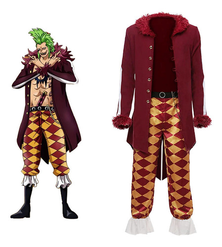 One Piece Barrier Fruit Bartolomeo Cosplay Clothing