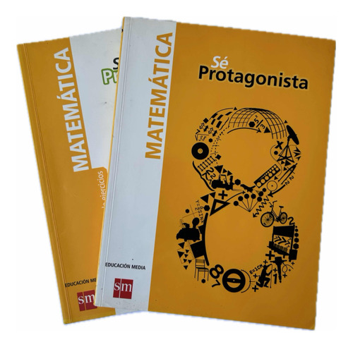 Libro Y Cuadernillo Matemática 8° Básico Sé Protagonista Sm