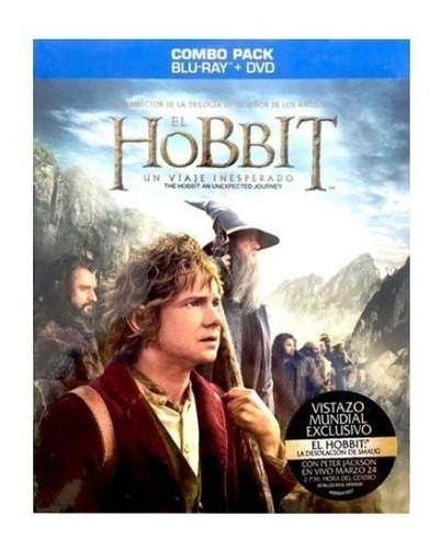 Hobbit Un Viaje Inseperado Blu-ray + Dvd + Copia Digital