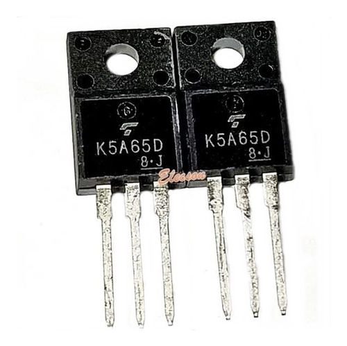 Transistor K5a65d Tk5a65d 650v 18a Pack x2 