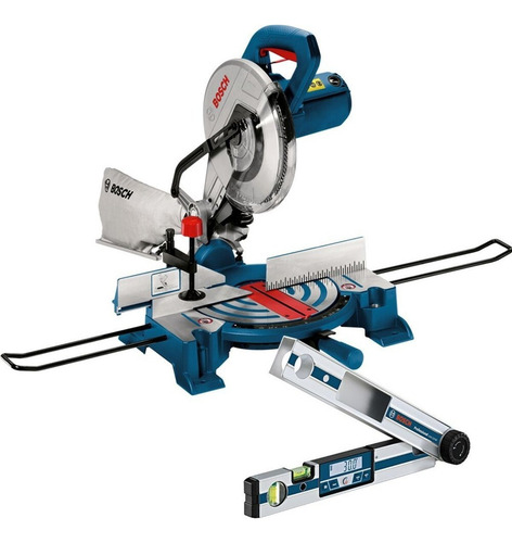 Combo Sierra Inglete Gcm 10x + Medidor De Angulos Gam 220 Mf Frecuencia 1700 W