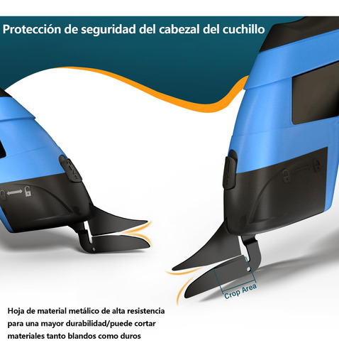 Tijera Eléctrica Inalámbricas Con 2 Cuchillas De Recambio,