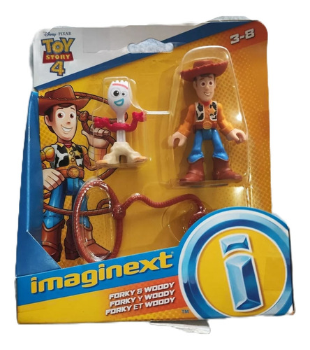 Forky Y Woody Figuras Imaginext Toy Story
