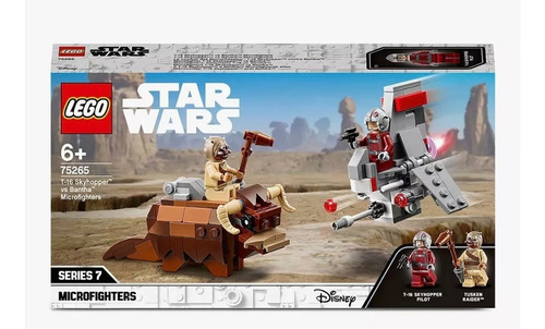 Lego Star Wars Microfighters 75265 Saltacielos T16 Vs Bantha