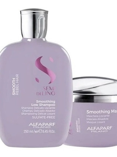 Alfaparf Semi Di Lino  Smoothing Duo Shampoo 250 Ml + Mask 