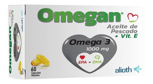 Suplemento Dietario Omega 3 Omegan X 60 Capsulas 