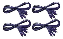 Comprar Cable Rca A Rca 2 Mts Reforzado Artekit Blue Moon Rca-rca X4