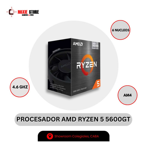 Pc Gamer Noxi Amd Ryzen 5 5600gt | 32 Gb | 1 Tb Ssd | Rx6400