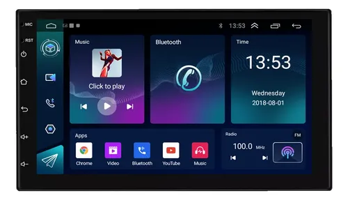 Central Multimidia Universal 7p Carplay 4gb 64gb Android