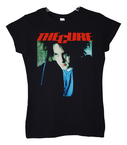 Polera Mujer The Cure Face Poster Robert Smith Pop Abominatr