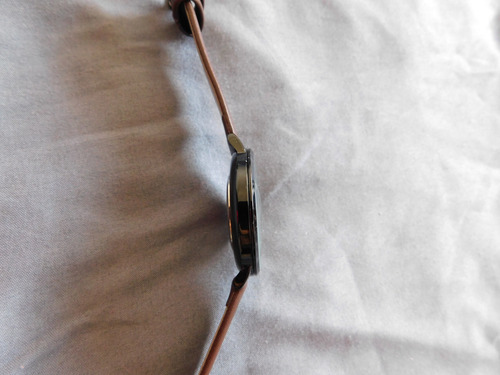 #tommy Hilfiger Pulseira De Couro Legítimo Novo S/ Uso Leia! Marrom Preto Preto (Recondicionado)