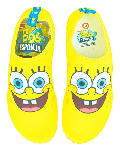 Imagen 4 de 4 de Calzado Aqua Shoes Unisex Casual Bob Esponja Nickelodeon Ama