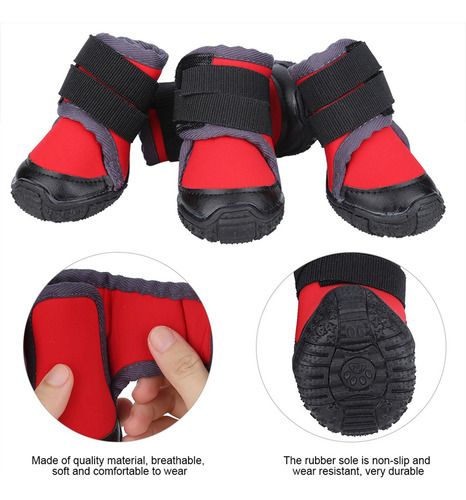 4 Uds. Zapatos De Moda Para Cachorros Y Mascotas Botas De