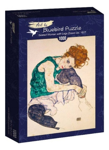 Bluebird Puzzle 1000 Pzs - Egon Schiele - Seated Woman