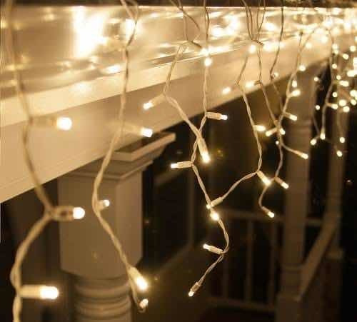 Imagen 2 de 5 de Luces Navideñas Cascadas Lluvia Led - Navidad Oferta