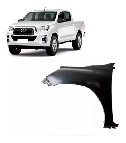 Paralama Hilux 2016 2017 2018 2019 2020 21 2022 Novo Ld