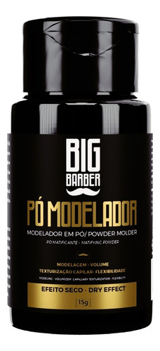 Pomada Em Pó Modelador Big Barber 15g Pacote Com 2 Unidades