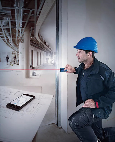 Medidor Láser Bosch Glm 50 C Telemetro Bluetooth 50mts Ip 54