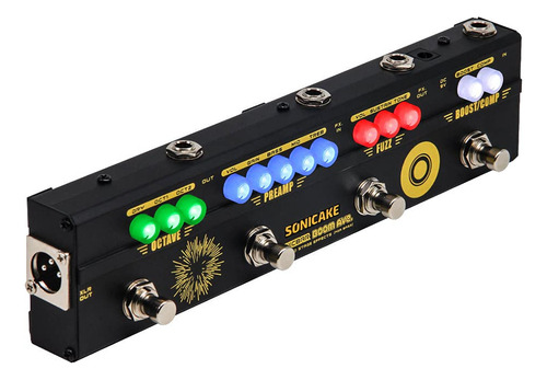 Sonicake Boom Ave Bass Preamp Di Box Multi Efecto Boost