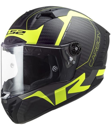 Casco Ls2 Ff805 Thunder Racing Carbono Rpmotos