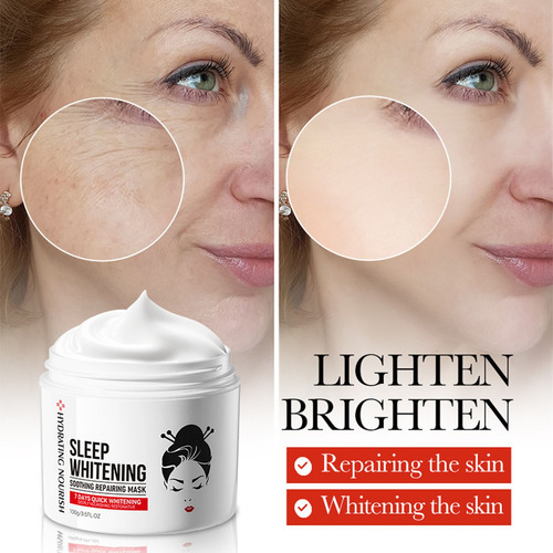 Mascarilla Calmante Para Dormir Con Tretinoína, Hidratante Y