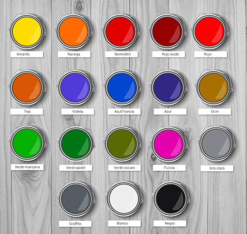 Pintura Acrílica Artesanías/ Entonador Variedad De Colores Color Ocre