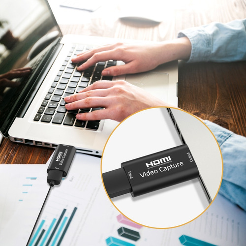 Tarjeta Para Captura De Audio Y Video Jecoo 1080p Usb 2.0