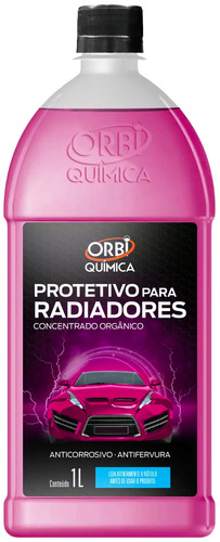 Aditivo Fluído Radiador Rosa Concentrado T5 Radnaq 1 Litro