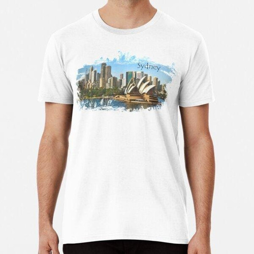 Remera Sydney Es La Capital Turística De Australia Algodon P