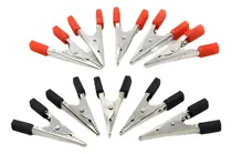 Comprar 10pcs Cocodrilo Clips Vehículo Batería Test Clips Plomo Sond