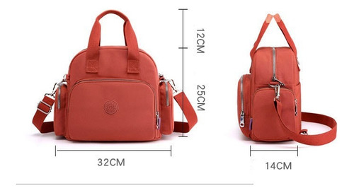Mochila Informal Solo Hombro Mochila Multiusos Con Carga Usb