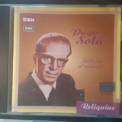 Payo Sola. Cd. Salta En El Recuerdo.  