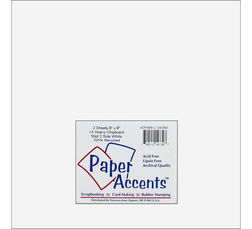 Acento Diseño Papel Heavy Point Blanco Lado Aglomerado 